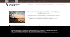 Desktop Screenshot of nordicwalkingmarche.it