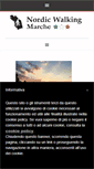 Mobile Screenshot of nordicwalkingmarche.it